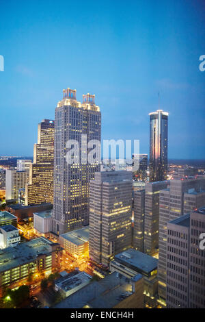 `Downtown Atlanta in Georga USA One Ninety One Peachtree Tower is a 235 m (771 ft) 50-story skyscraper in Atlanta, Georgia. Desi Stock Photo